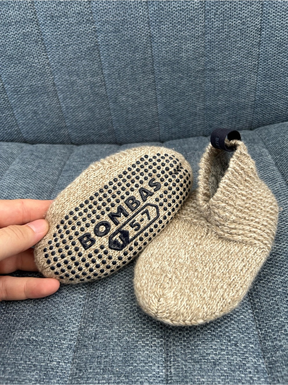 Bombas Toddler Gripper Slipper (T1) - Picture 2 of 5
